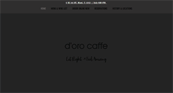 Desktop Screenshot of dorocaffe.com