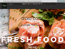 Tablet Screenshot of dorocaffe.com